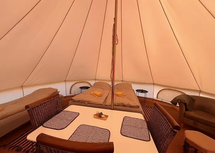 Lango Fjord Glamping Nr 1 豪华帐篷 纳克斯考